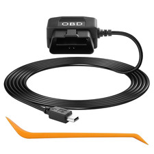 OBD Power Cable for Dash Camera, OBD to Mini USB OBD Adapter Hardwire
