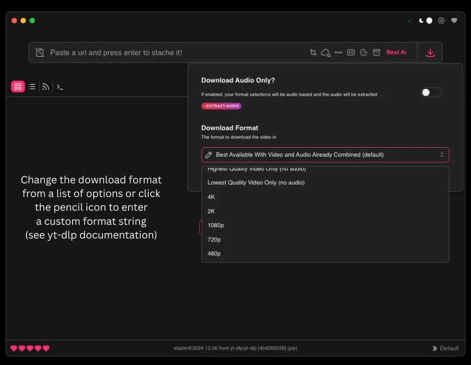 Stacher - Descargador y convertidor de video y audio YouTube versión CD de software Foto 2 de 3