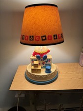 Fisher Price Humpty Dumpty Nursery Lamp/Wind Up Musical 1985