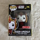 Funko Pop! Vinyl Star Wars Queen Amidala Target Exclusive #706 Bobblehead Figure
