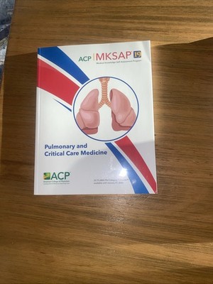MKSAP 19 Part B Pulmonary And Critical Care Medicine