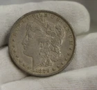 1879 S US Morgan Silver Dollar $1 AU (Cleaned, Retoned)