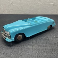 TOY FOUNDERS KAISER CONVERTIBLE CAR WIND UP PLASTIC TOY BABY BLUE