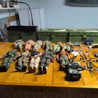 G.I. Joe G.I. Joe Mixed Lot Action Figures w/ Weapons & Gear, Green Case Vintage — photo 4
