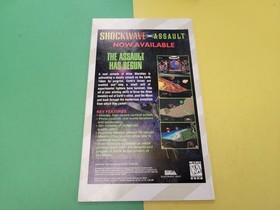 Space Hulk Vengeance of the Blood Angels Sega Saturn Manual ONLY 