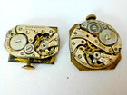 VTG. MENS 7J. GRUEN & 15J. 10AN BULOVA Wristwatch Movements, RUNNING, AS-IS — photo 5