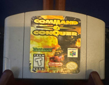 Nintendo Command & Conquer for Nintendo 64 N64 - Strategy Game Cartridge Tested