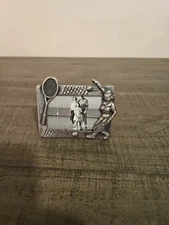 3"x2"  Cast  Aluminium Tennis Player Picture Frame