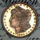 * 1880 * PRISTINE++ GEM PROOF MORGAN SILVER DOLLAR * FROM ORIGINAL COLLECTION
