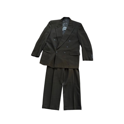 Joseph, Vintage 90s Joseph Abboud Wool Suit 42R Double Breasted USA