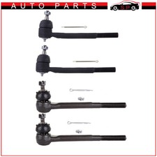 4x For 1978-1986 1987 1988 Monte Carlo Front Inner Outer Tie Rod End Links Kit