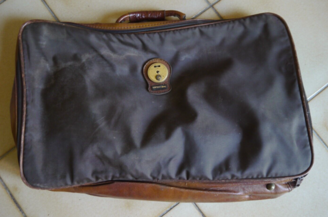 Vecchia valigia borsone Samsonite vintage (con difetti) ER8937