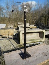 c1930 ART DECO WIENER STEHLAMPE Perlmutt Einlage WW Jugendstil Werkstätte ? 