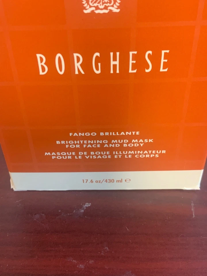 Borghese 430ml Brightening Mud Mask for Face & Body (new with box) - Image 2 of 4