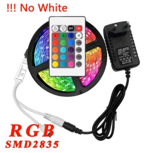 2835 RGB 5M DC12V Ribbon diode led Strips Light Flexible IR WIFI Controller - Picture 11 of 12