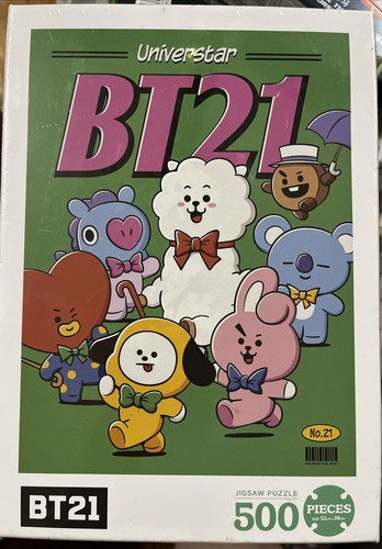 Official Bt21 Line Friends 500 Piece Jigsaw Puzzle Ebay