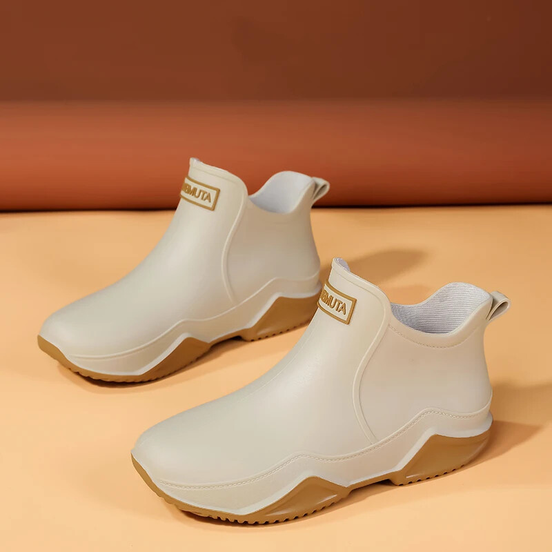 Outdoor Waterproof Anti-Slip High Top Rain Boots for Hiking & Fishing-image