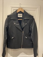New Claudie Pierlot Marine Leather Jacket