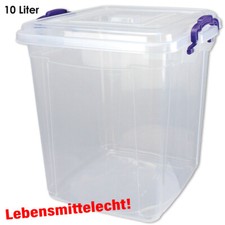 Stapelbox Lagerbox Aufbewahrungsbox Box mit Deckel Tragegriff LEBENSMITTELECHT