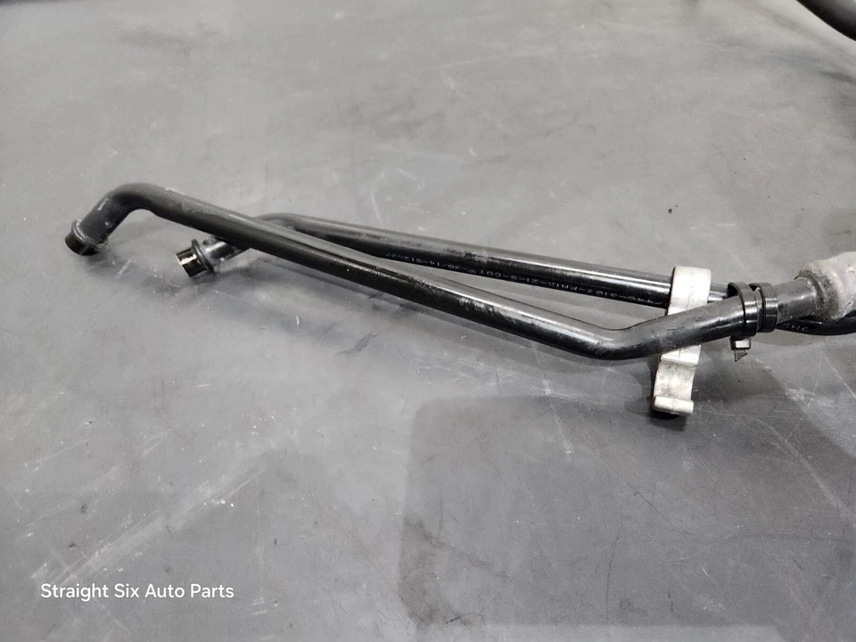 ✅ Juego de flujo de retorno de línea de enfriador de aceite de motor 15-20 OEM BMW F80 F82 F83 M2 M3 M4 S55 Foto 3 de 4