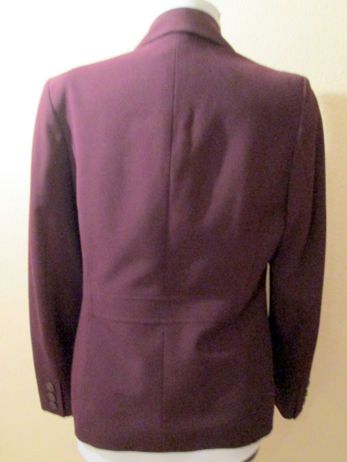 Apostrophe Essentials dark purple lined blazer/ja… - image 3