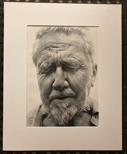 EZRA POUND 1958 RICHARD AVEDON 10x14 gedruckt 1959 mattiert Größe 16x20 - Bild 3 von 3
