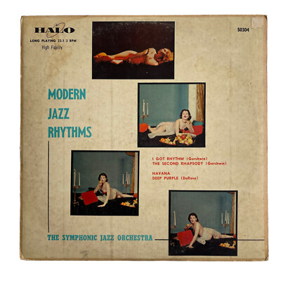 The Symphonic Jazz Orchestra Modern Jazz Rhythms LP Vinyl Record Album Halo