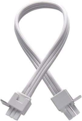WAC Lighting BA-IC12-WT Interconnect 12-Inch Cable for Premium Line Voltage