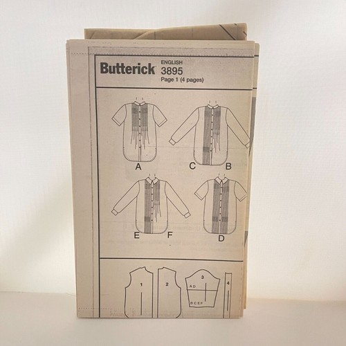 #3895 Butterick Misses Shirt Sewing Pattern Size 6-10 - Picture 3 of 4