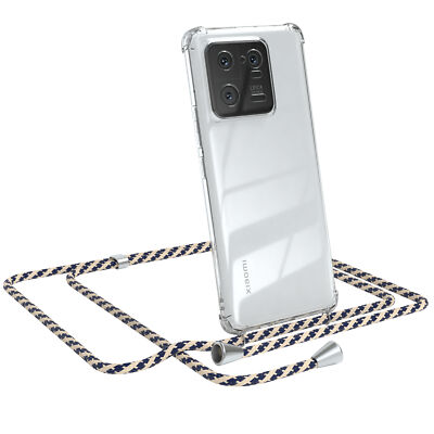 EAZY CASE für Xiaomi 13 Pro Hülle mit Band Handykette Silikon Cover Case Taupe