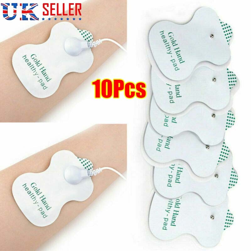 10Pcs Replacement Electrode Pads for Tens Machine Therapy Massager