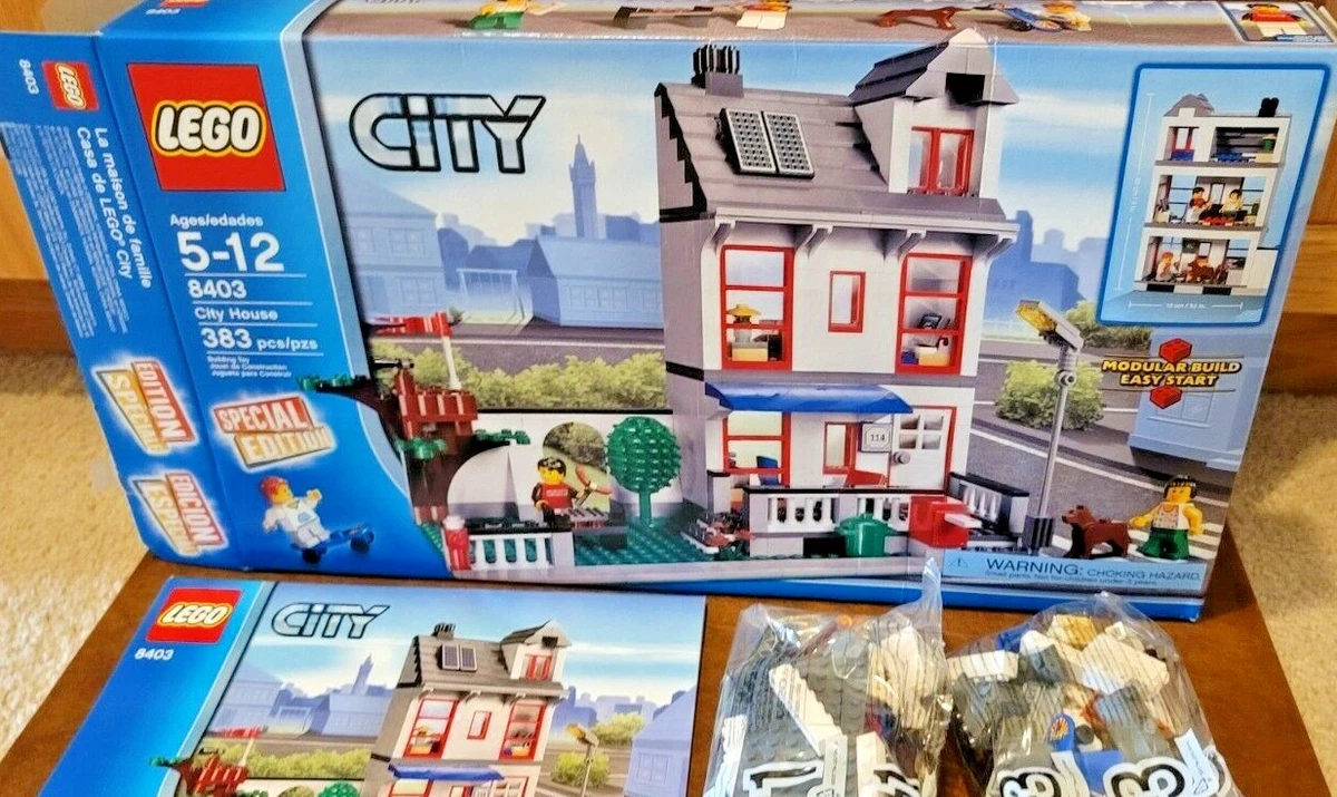 OPEND BOX LEGO CITY 8403 SPECIAL EDITION CITY SET Modular House