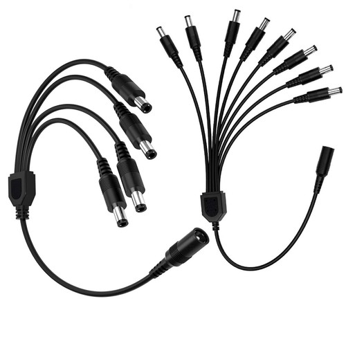 DC 1 Female to 4/8 Way Power Splitter Adapter Cable Cord for CCTV Camera System - Picture 34 of 34