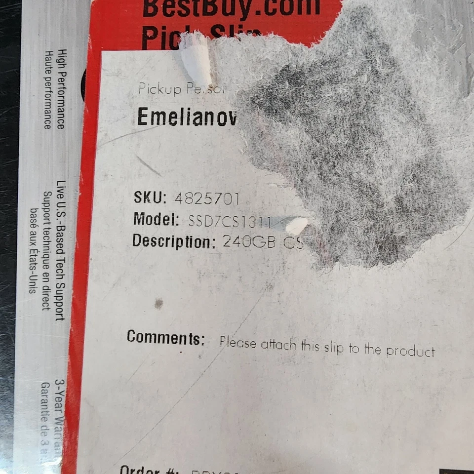 PNY CS1311 240GB SSD 2.5 Retail Box Sealed - Image 4 of 4