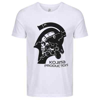 DEATH STRANDING / Kojima Productions Logo weißes T-Shirt OFFIZIELLER AUTHENTISCHER ARTIKEL