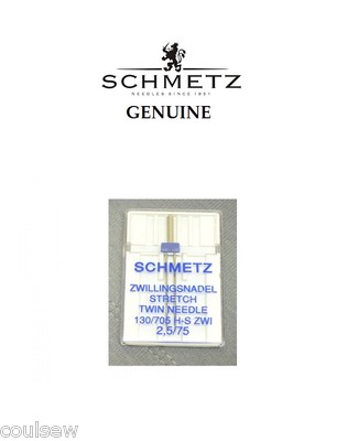SCHMETZ ZWILLINGSNÄHMASCHINENNADEL - STRETCH - Gr. 2,5/75
