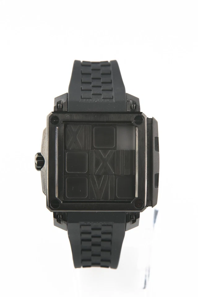 Ritmo Mundo 拼图自动表 25 珠宝限量黑色女士手表 511 带盒 — 第 3/4 张图片