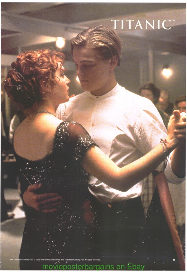 批量 6 件 罕见 所有原版 - 4 件 双面泰坦尼克号电影海报 — 第 4/4 张图片