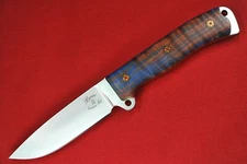 Busse Custom Boss Street .22" Hollow Ground INFI, Stripped Maple Wood Handle