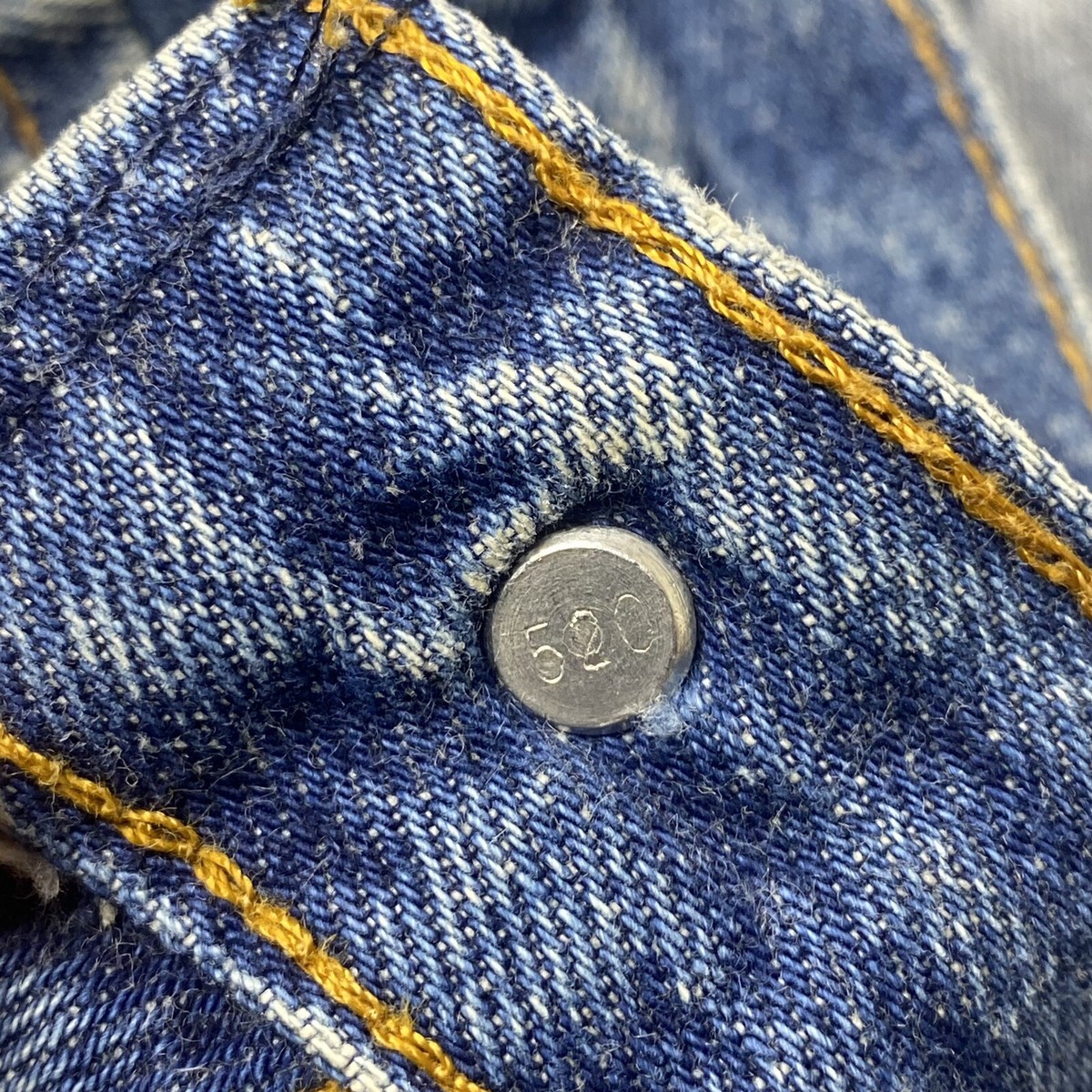 Vintage 80s Levis 501 XX Dark Blue Wash Denim Jeans Made In USA