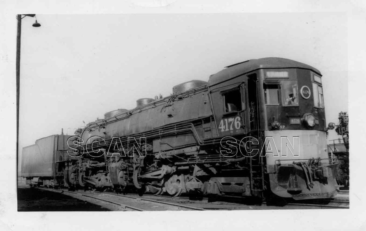 0B726 RP 1956 SOUTHERN PACIFIC RAILROAD 4-8-8-4 LOCO #4176 LOS