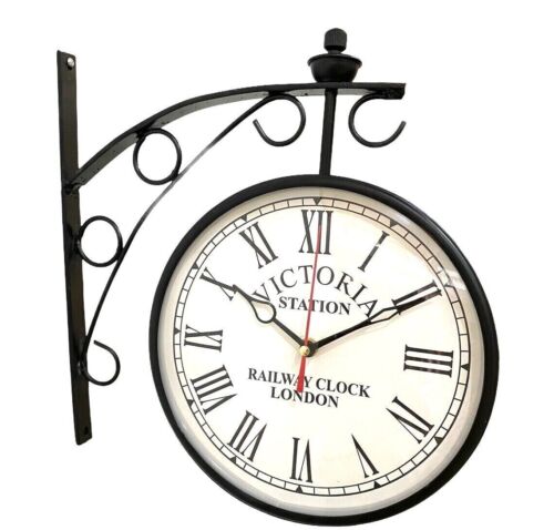 Horloge de la gare Victoria de Londres, horloge murale, horloge murale pour mur de bureau à domicile - Photo 1/5