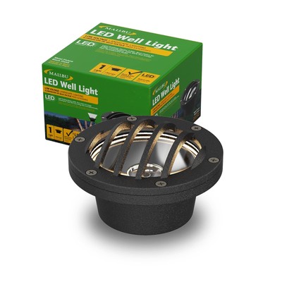Malibu Low Voltage Well Light Landscape Lights LED 12VAC Outdoor 4 watt In-gr...