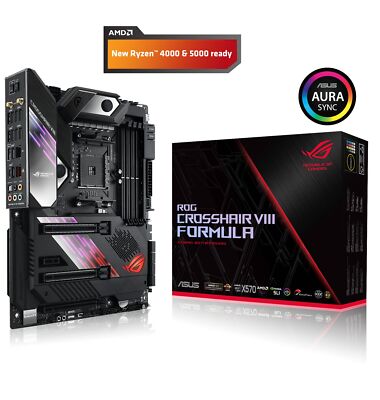 ASUS Rog x570 Crosshair VIII Formula, Socket Am4, AMD Motherboard