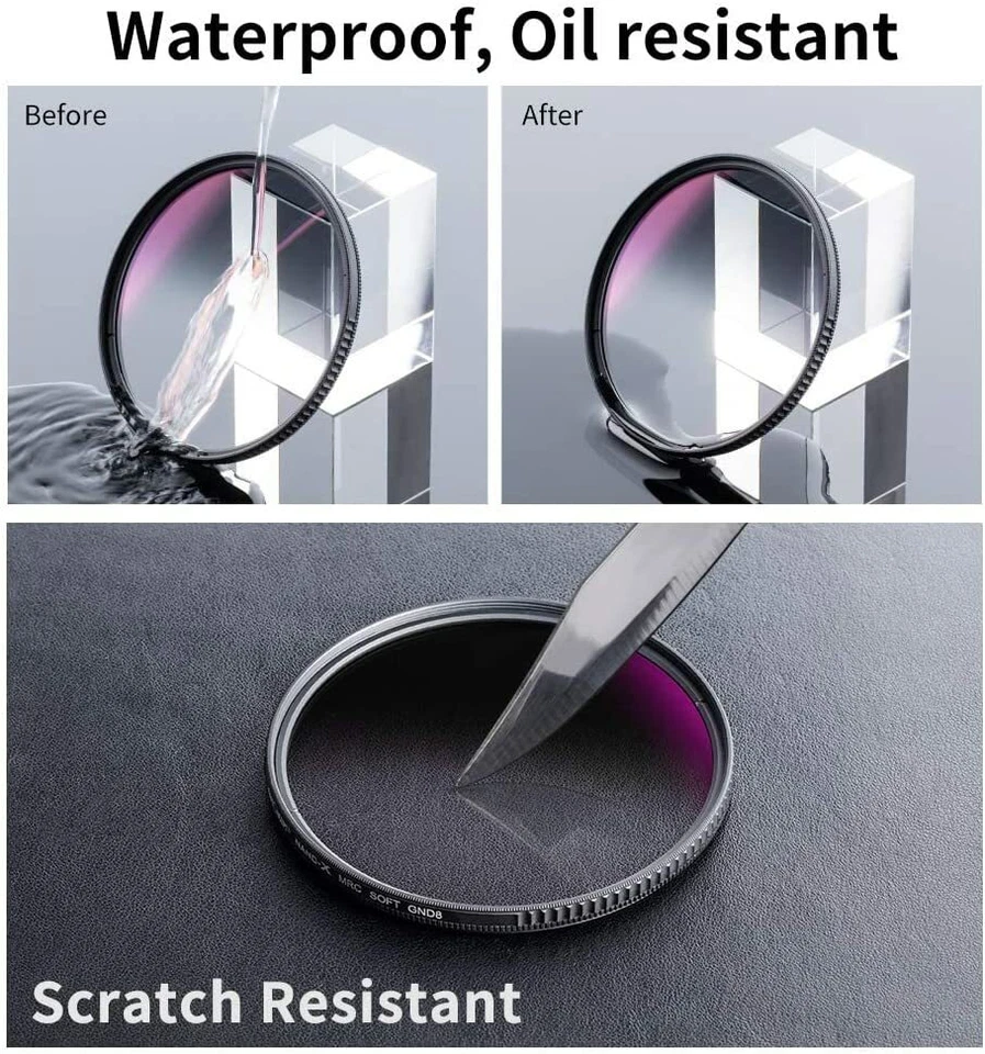 K&F Concept 55mm GND16 Graduated Neutral Density ND Soft for Camera Lens Filter - Image 4 of 4