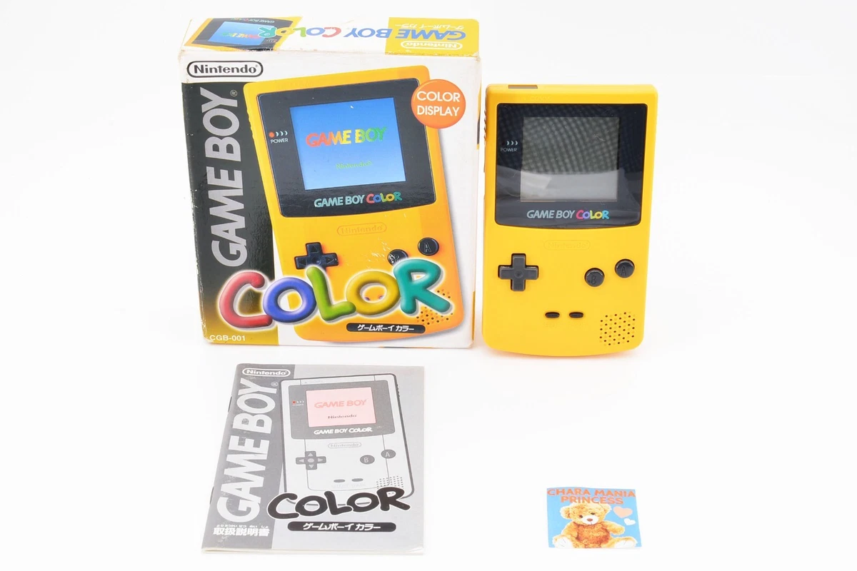 Nintendo Game Boy Color NTSC-J Yellow Video Game Consoles for sale