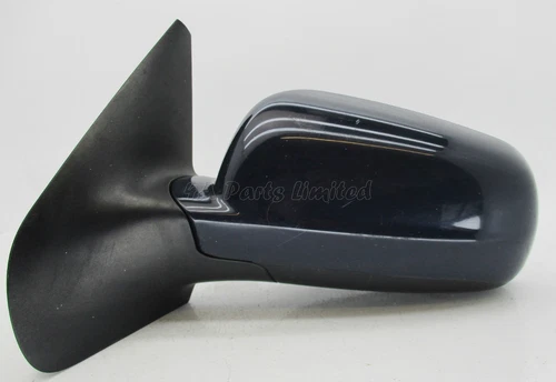 VW Golf-4 Bora (98-04) Left Side Electric heated Door Mirror Midlight Blue