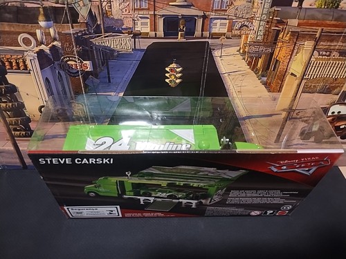 DISNEY PIXAR CARS 3 STEVE CARSKI HAULER 2017 VITOLINE #24 DIECAST MATTEL NEW - Picture 7 of 11