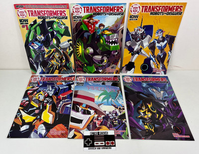 Transformers Robots In Disguise Comic Bundle Lot IDW Comics x6 2015 First #1