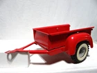 Vintage 1950s Tonka Toys Pressed Steel Red Utility Trailer – Restored